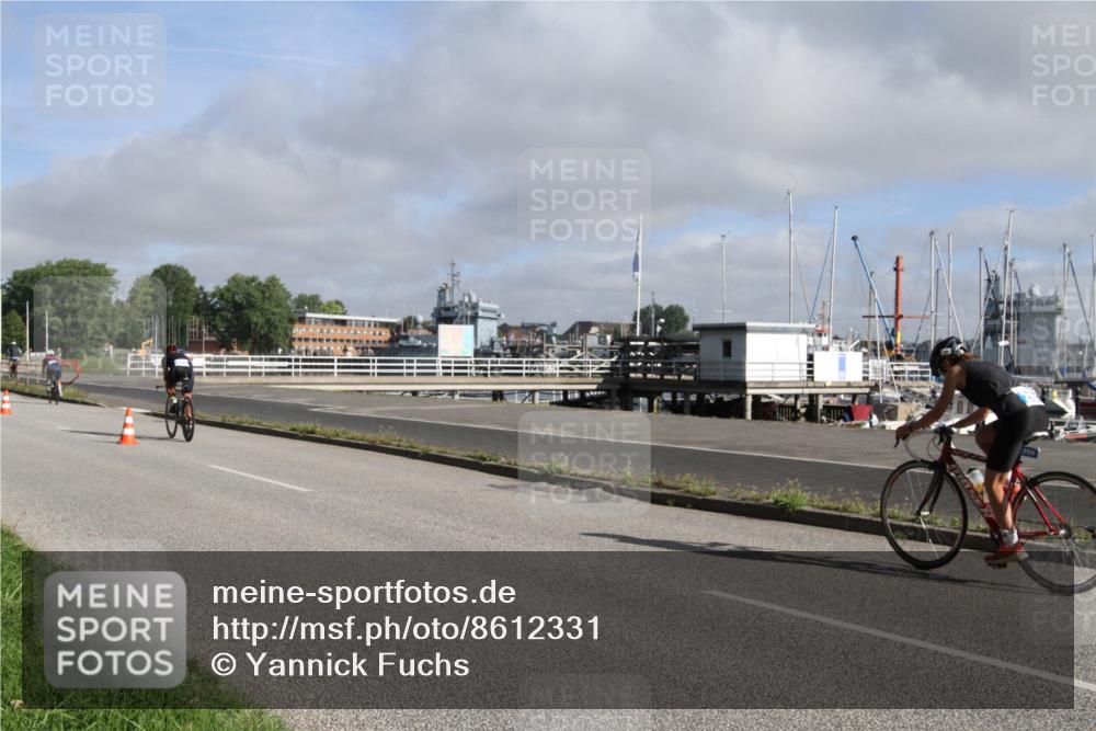 17.08.2025 - KN Förde Triathlon 2025 Yannick Fuchs http://msf.ph/oto/8612331 17.08.2025 09:25:33 Radfahren 101, 137, 160, 168, 204, 253 meine-sportfotos.de