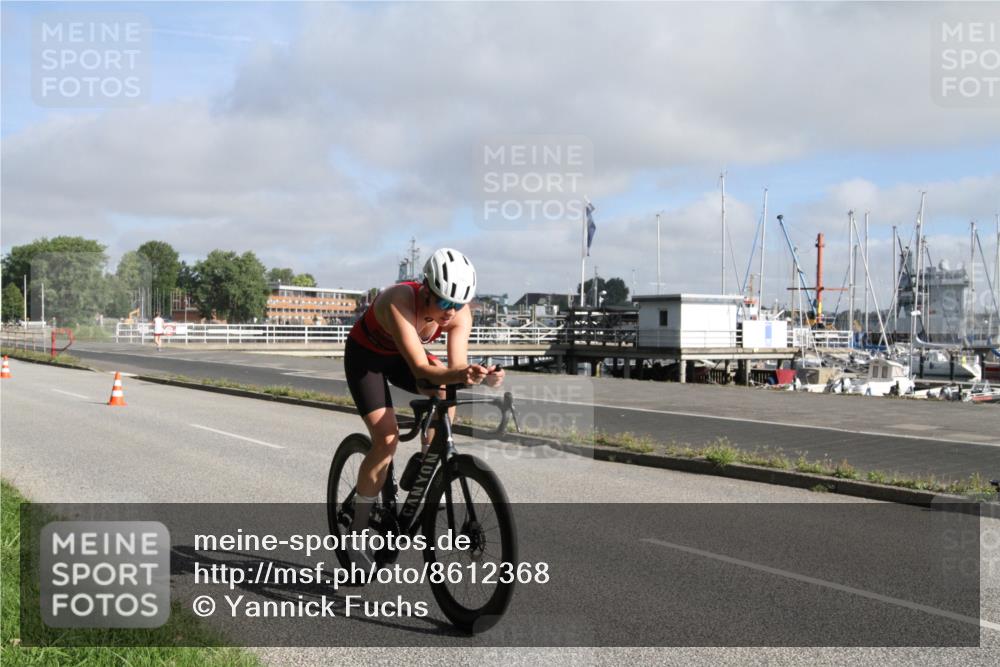 17.08.2025 - KN Förde Triathlon 2025 Yannick Fuchs http://msf.ph/oto/8612368 17.08.2025 09:27:05 Radfahren 101, 180, 253 meine-sportfotos.de