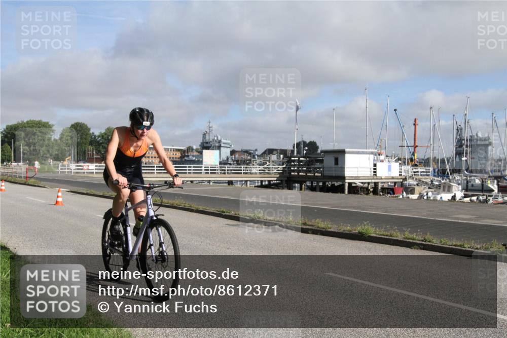 17.08.2025 - KN Förde Triathlon 2025 Yannick Fuchs http://msf.ph/oto/8612371 17.08.2025 09:27:15 Radfahren 105, 137, 158, 177, 192, 204 meine-sportfotos.de