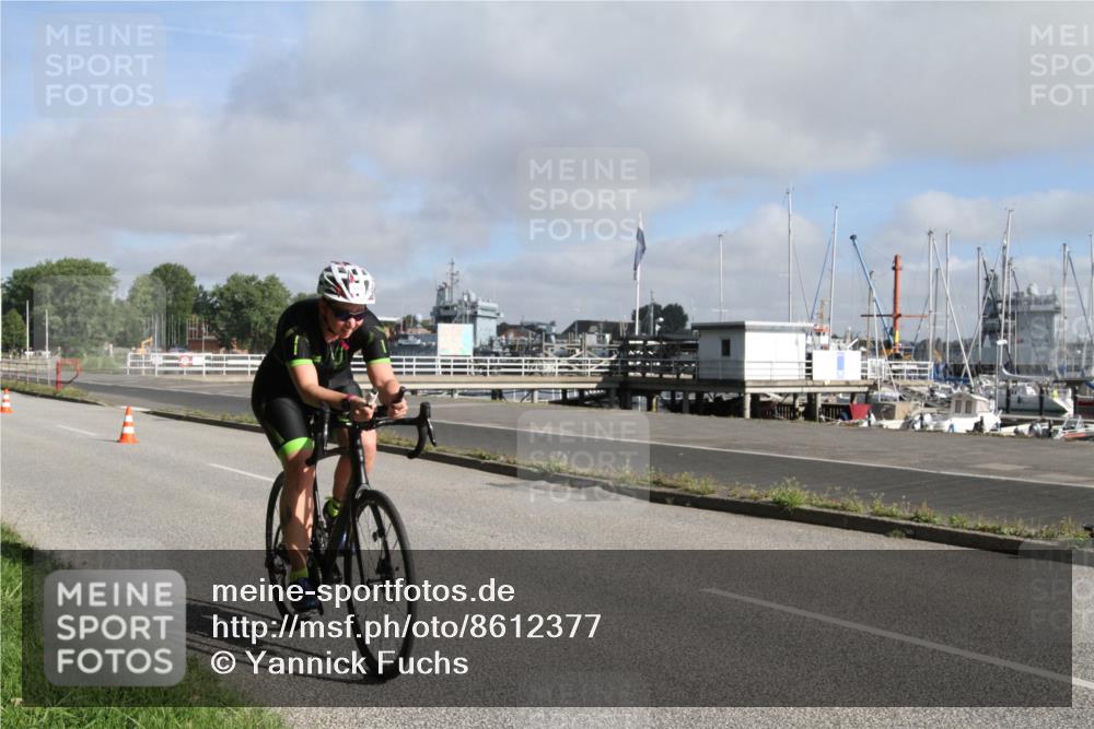 17.08.2025 - KN Förde Triathlon 2025 Yannick Fuchs http://msf.ph/oto/8612377 17.08.2025 09:27:35 Radfahren 160 meine-sportfotos.de