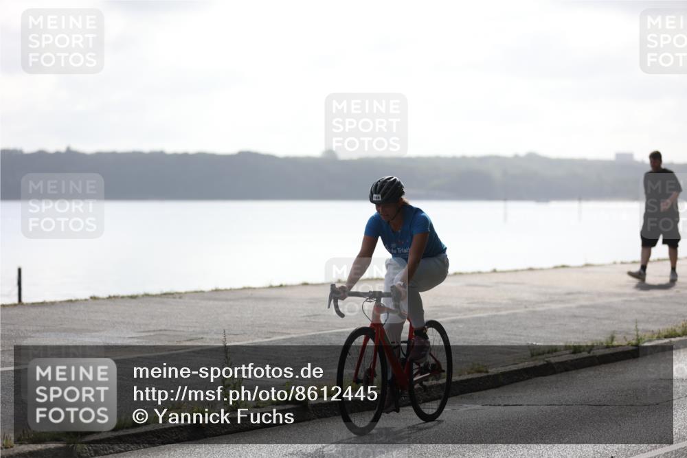 17.08.2025 - KN Förde Triathlon 2025 Yannick Fuchs http://msf.ph/oto/8612445 17.08.2025 10:03:18 Radfahren 158, 169 meine-sportfotos.de