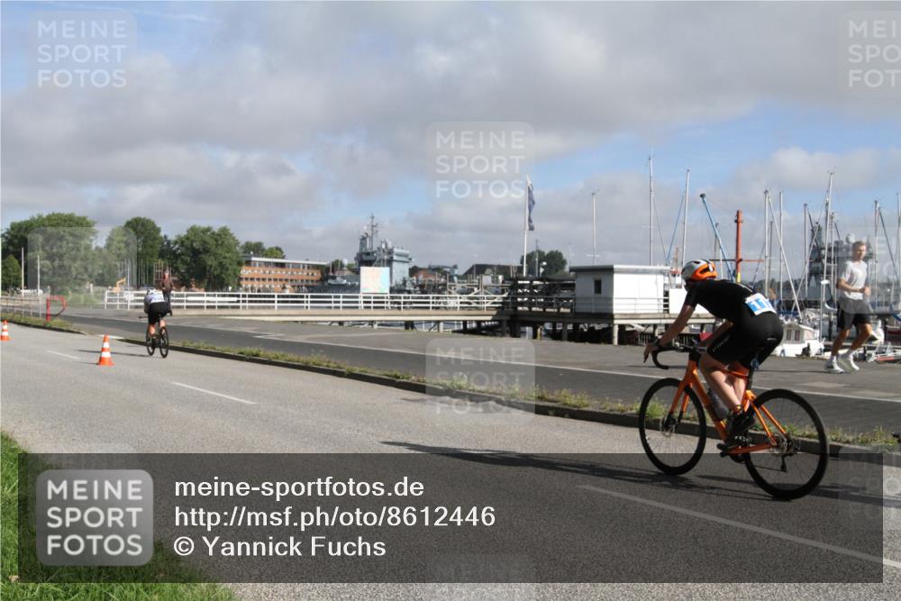 17.08.2025 - KN Förde Triathlon 2025 Yannick Fuchs http://msf.ph/oto/8612446 17.08.2025 09:29:07 Radfahren 117, 157, 192, 219, 223 meine-sportfotos.de