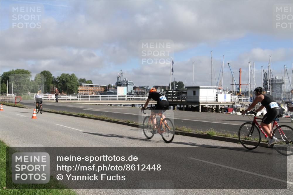17.08.2025 - KN Förde Triathlon 2025 Yannick Fuchs http://msf.ph/oto/8612448 17.08.2025 09:29:07 Radfahren 117, 157, 192, 219, 223 meine-sportfotos.de