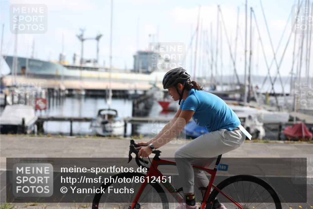 17.08.2025 - KN Förde Triathlon 2025 Yannick Fuchs http://msf.ph/oto/8612451 17.08.2025 10:03:20 Radfahren 158, 169, 183, 202, 223 meine-sportfotos.de