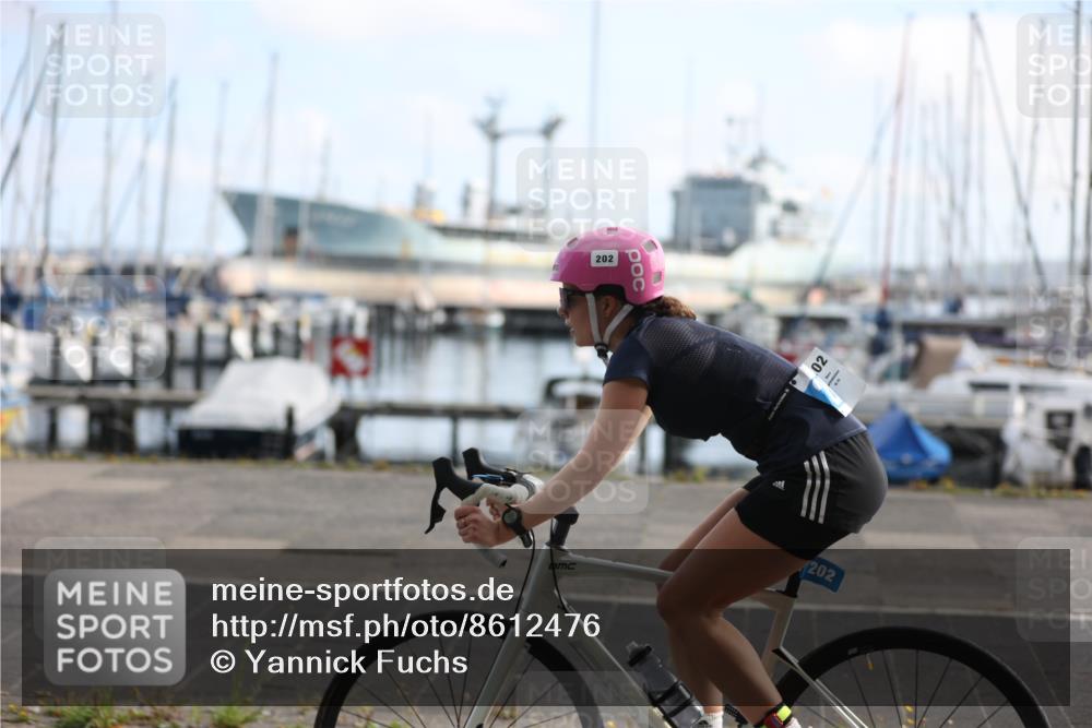 17.08.2025 - KN Förde Triathlon 2025 Yannick Fuchs http://msf.ph/oto/8612476 17.08.2025 10:03:31 Radfahren 149, 183, 202, 213, 215, 221, 223, 242, 158, 183 meine-sportfotos.de