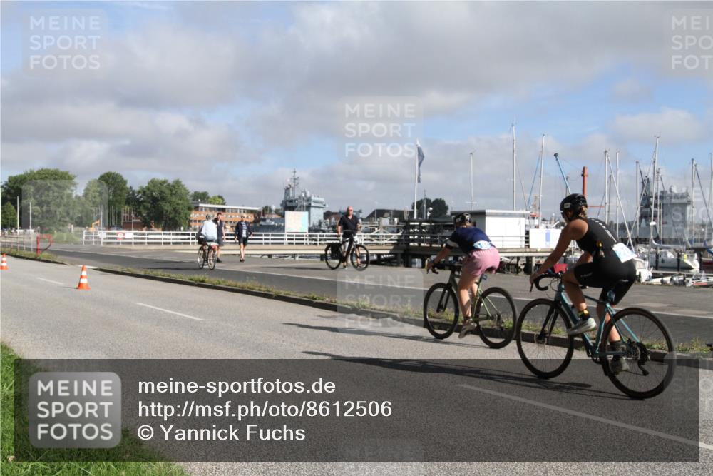 17.08.2025 - KN Förde Triathlon 2025 Yannick Fuchs http://msf.ph/oto/8612506 17.08.2025 09:30:18 Radfahren 184, 195, 201 meine-sportfotos.de