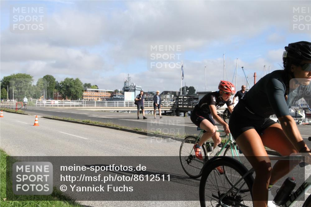 17.08.2025 - KN Förde Triathlon 2025 Yannick Fuchs http://msf.ph/oto/8612511 17.08.2025 09:30:24 Radfahren 119, 163, 195, 201 meine-sportfotos.de