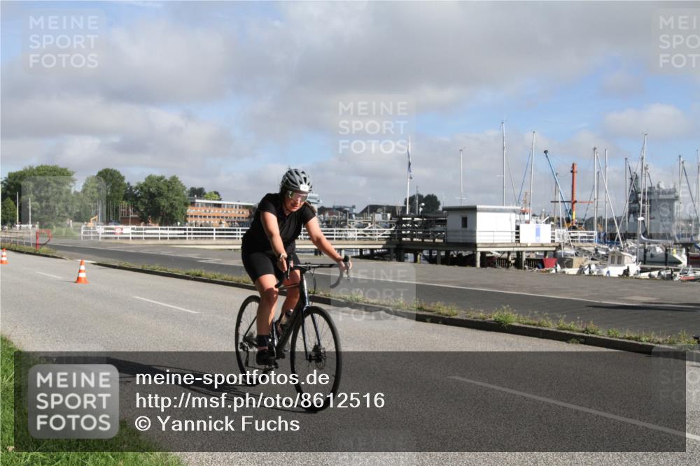 17.08.2025 - KN Förde Triathlon 2025 Yannick Fuchs http://msf.ph/oto/8612516 17.08.2025 09:30:33 Radfahren 119, 167, 202 meine-sportfotos.de