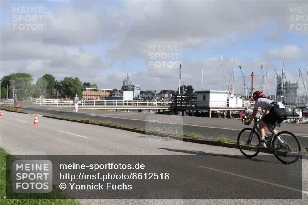 17.08.2025 - KN Förde Triathlon 2025 Yannick Fuchs http://msf.ph/oto/8612518 17.08.2025 09:30:43 Radfahren 224, 242 meine-sportfotos.de