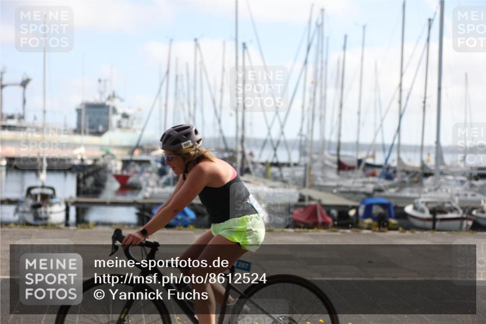 17.08.2025 - KN Förde Triathlon 2025 Yannick Fuchs http://msf.ph/oto/8612524 17.08.2025 10:03:48 Radfahren 131, 207, 160, 172, 221, 254 meine-sportfotos.de