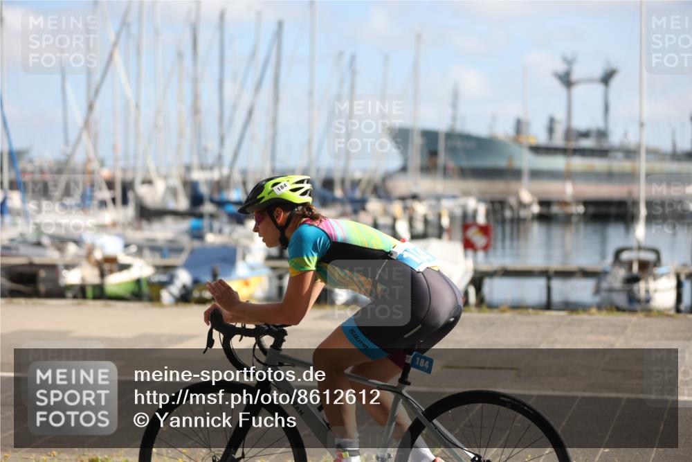 17.08.2025 - KN Förde Triathlon 2025 Yannick Fuchs http://msf.ph/oto/8612612 17.08.2025 10:04:32 Radfahren 176, 182, 184, 188, 188 meine-sportfotos.de