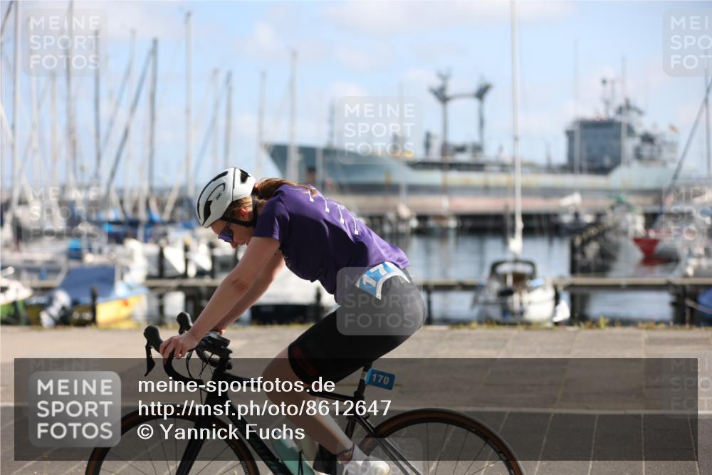 17.08.2025 - KN Förde Triathlon 2025 Yannick Fuchs http://msf.ph/oto/8612647 17.08.2025 10:04:45 Radfahren 156, 170, 231, 176 meine-sportfotos.de