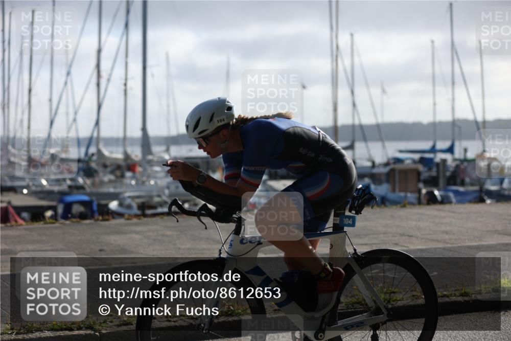 17.08.2025 - KN Förde Triathlon 2025 Yannick Fuchs http://msf.ph/oto/8612653 17.08.2025 09:13:30 Radfahren 104 meine-sportfotos.de
