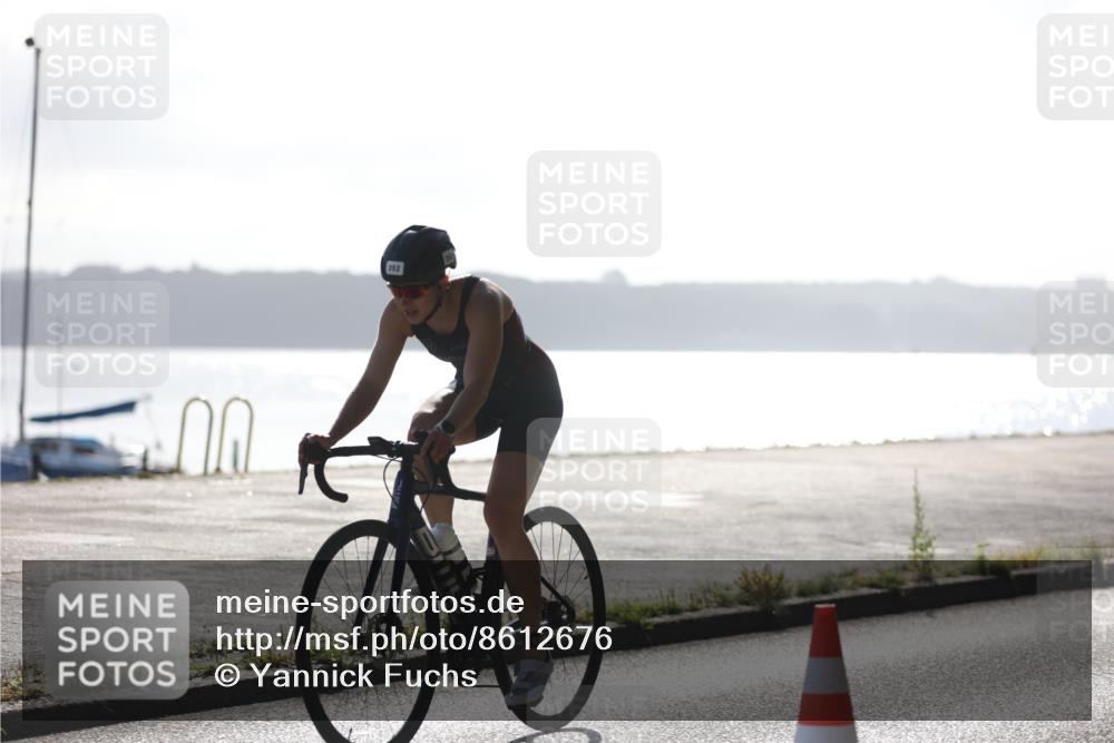 17.08.2025 - KN Förde Triathlon 2025 Yannick Fuchs http://msf.ph/oto/8612676 17.08.2025 09:14:37 Radfahren 115, 252 meine-sportfotos.de