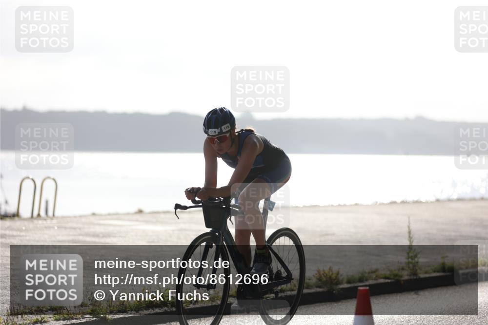 17.08.2025 - KN Förde Triathlon 2025 Yannick Fuchs http://msf.ph/oto/8612696 17.08.2025 09:14:40 Radfahren 115, 252 meine-sportfotos.de