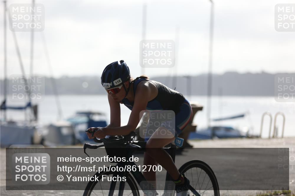 17.08.2025 - KN Förde Triathlon 2025 Yannick Fuchs http://msf.ph/oto/8612700 17.08.2025 09:14:40 Radfahren 115, 252 meine-sportfotos.de