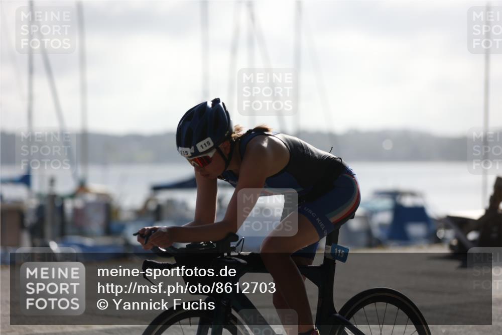 17.08.2025 - KN Förde Triathlon 2025 Yannick Fuchs http://msf.ph/oto/8612703 17.08.2025 09:14:41 Radfahren 115, 252 meine-sportfotos.de