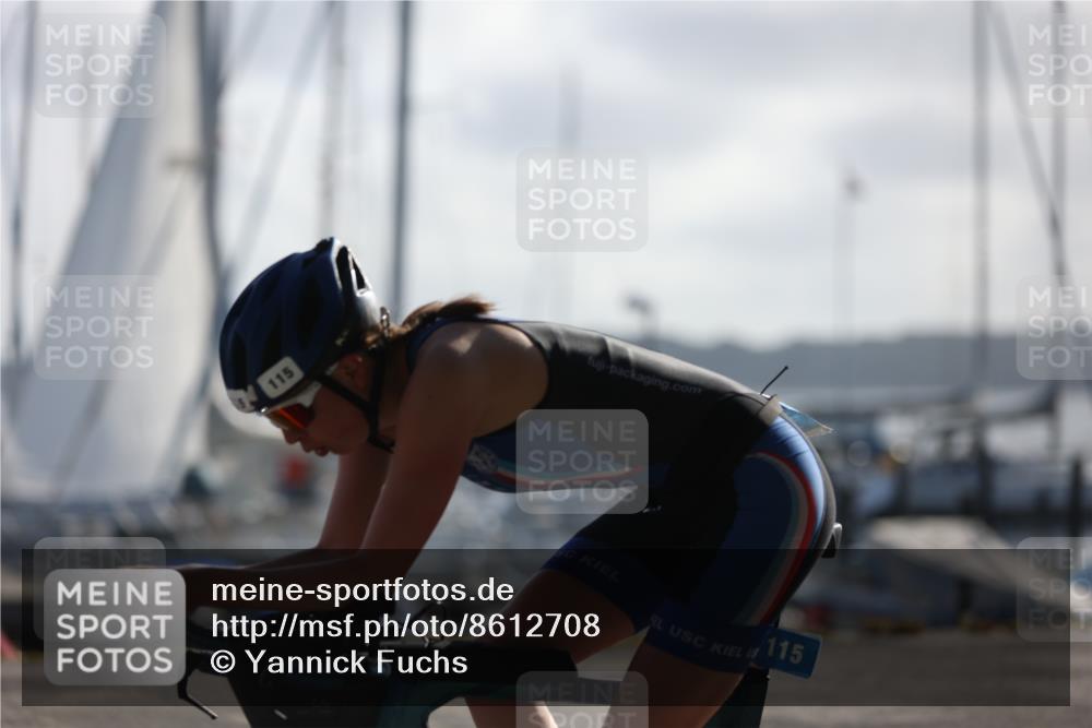 17.08.2025 - KN Förde Triathlon 2025 Yannick Fuchs http://msf.ph/oto/8612708 17.08.2025 09:14:41 Radfahren 115, 252 meine-sportfotos.de