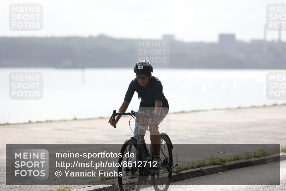 17.08.2025 - KN Förde Triathlon 2025 Yannick Fuchs http://msf.ph/oto/8612712 17.08.2025 10:05:06 Radfahren 163, 186, 155, 175, 208 meine-sportfotos.de