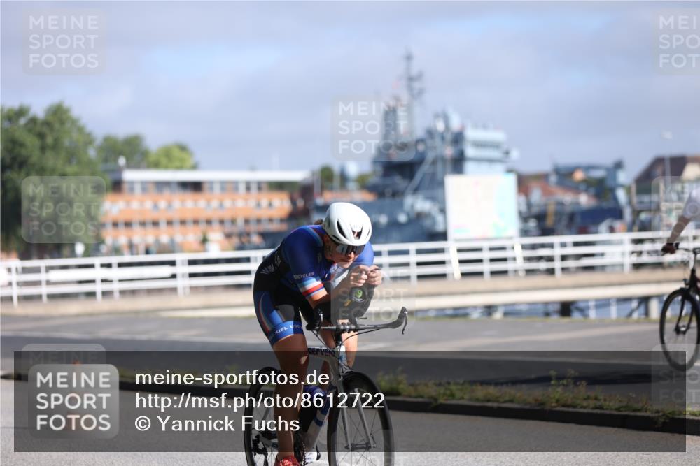 17.08.2025 - KN Förde Triathlon 2025 Yannick Fuchs http://msf.ph/oto/8612722 17.08.2025 09:14:59 Radfahren 104 meine-sportfotos.de
