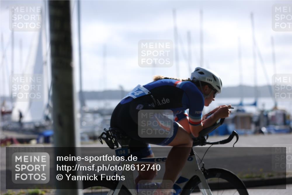 17.08.2025 - KN Förde Triathlon 2025 Yannick Fuchs http://msf.ph/oto/8612740 17.08.2025 09:15:01 Radfahren 104 meine-sportfotos.de