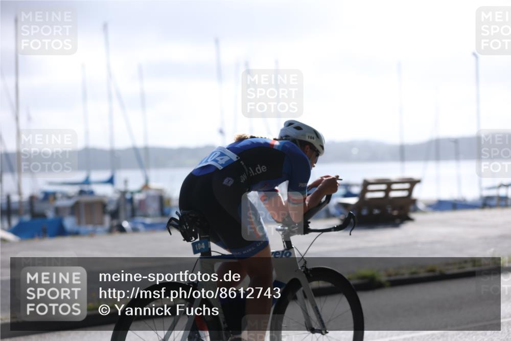 17.08.2025 - KN Förde Triathlon 2025 Yannick Fuchs http://msf.ph/oto/8612743 17.08.2025 09:15:01 Radfahren 104 meine-sportfotos.de