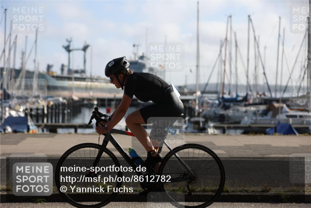 17.08.2025 - KN Förde Triathlon 2025 Yannick Fuchs http://msf.ph/oto/8612782 17.08.2025 09:15:30 Radfahren 106, 106 meine-sportfotos.de