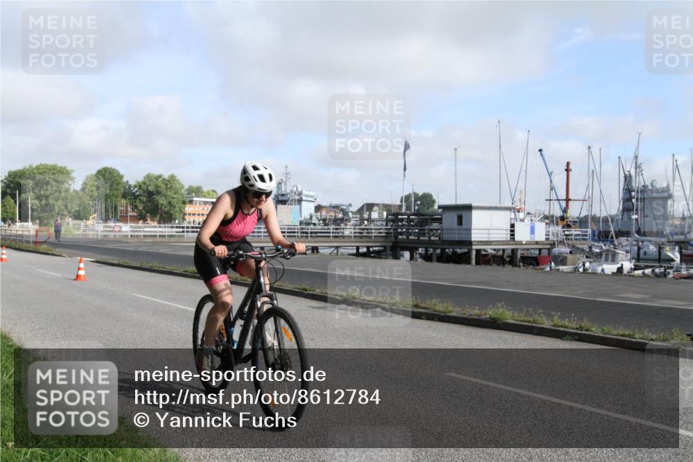17.08.2025 - KN Förde Triathlon 2025 Yannick Fuchs http://msf.ph/oto/8612784 17.08.2025 09:33:31 Radfahren 118, 120 meine-sportfotos.de