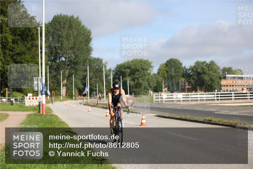 17.08.2025 - KN Förde Triathlon 2025 Yannick Fuchs http://msf.ph/oto/8612805 17.08.2025 09:16:15 Radfahren 115, 252 meine-sportfotos.de