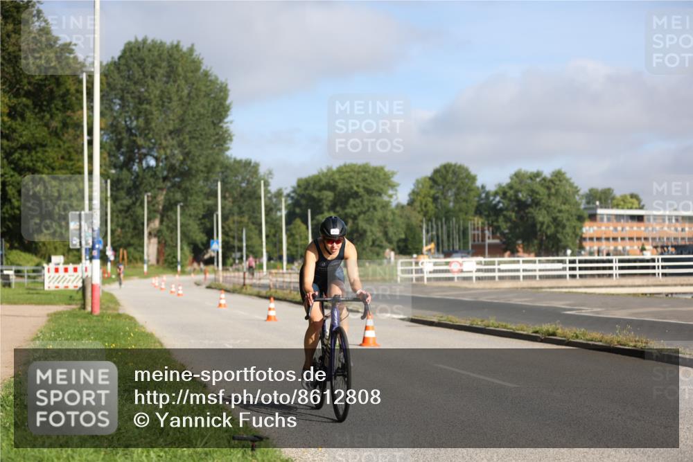 17.08.2025 - KN Förde Triathlon 2025 Yannick Fuchs http://msf.ph/oto/8612808 17.08.2025 09:16:15 Radfahren 115, 252 meine-sportfotos.de