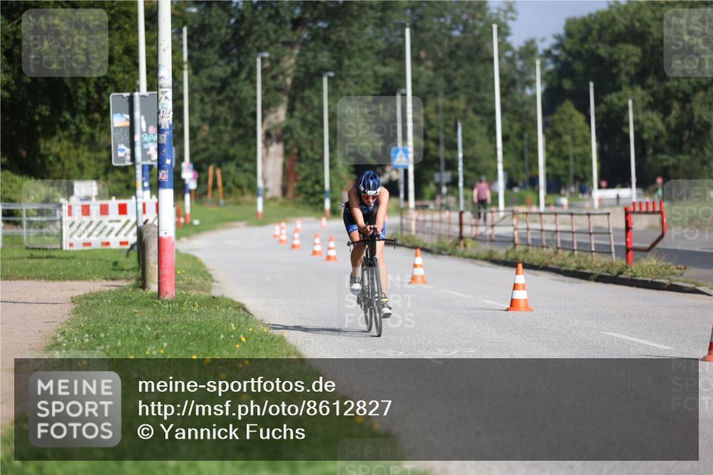 17.08.2025 - KN Förde Triathlon 2025 Yannick Fuchs http://msf.ph/oto/8612827 17.08.2025 09:16:21 Radfahren 103, 115, 252 meine-sportfotos.de