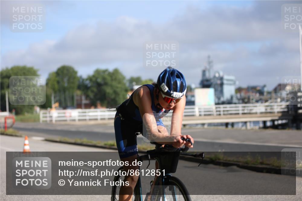 17.08.2025 - KN Förde Triathlon 2025 Yannick Fuchs http://msf.ph/oto/8612851 17.08.2025 09:16:23 Radfahren 103, 115, 253, 252 meine-sportfotos.de