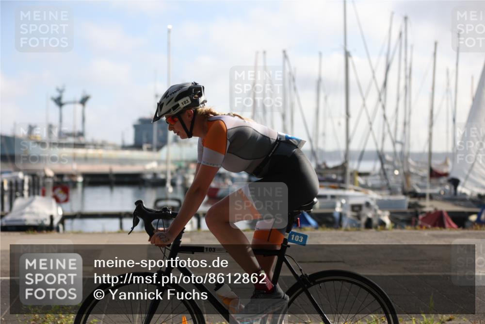 17.08.2025 - KN Förde Triathlon 2025 Yannick Fuchs http://msf.ph/oto/8612862 17.08.2025 09:16:28 Radfahren 103, 253, 115 meine-sportfotos.de