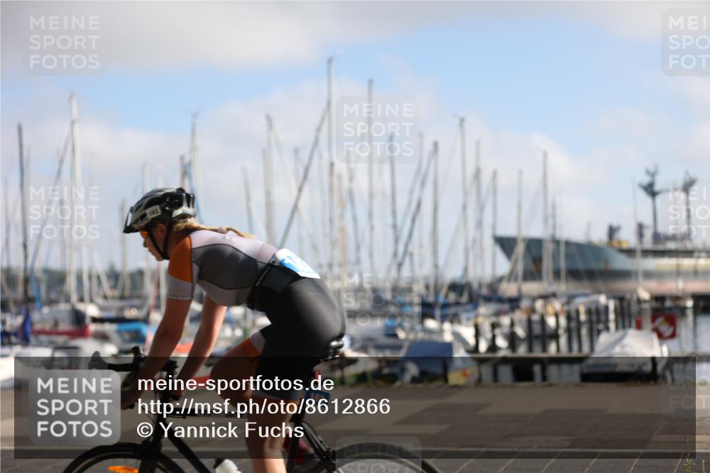 17.08.2025 - KN Förde Triathlon 2025 Yannick Fuchs http://msf.ph/oto/8612866 17.08.2025 09:16:29 Radfahren 103, 253, 103, 115 meine-sportfotos.de