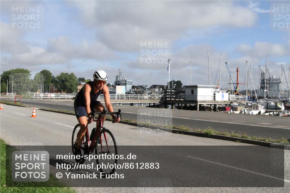 17.08.2025 - KN Förde Triathlon 2025 Yannick Fuchs http://msf.ph/oto/8612883 17.08.2025 09:34:58 Radfahren 122, 128, 145, 146, 166 meine-sportfotos.de
