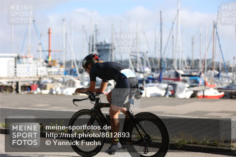 17.08.2025 - KN Förde Triathlon 2025 Yannick Fuchs http://msf.ph/oto/8612893 17.08.2025 09:16:33 Radfahren 253, 103 meine-sportfotos.de