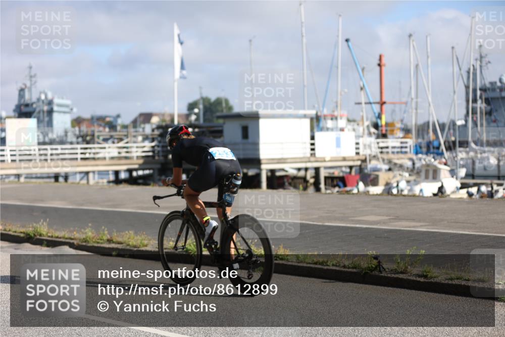 17.08.2025 - KN Förde Triathlon 2025 Yannick Fuchs http://msf.ph/oto/8612899 17.08.2025 09:16:34 Radfahren 105, 253, 103, 253 meine-sportfotos.de