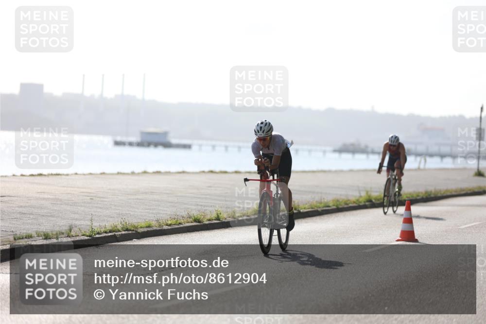 17.08.2025 - KN Förde Triathlon 2025 Yannick Fuchs http://msf.ph/oto/8612904 17.08.2025 09:16:43 Radfahren 105, 121 meine-sportfotos.de