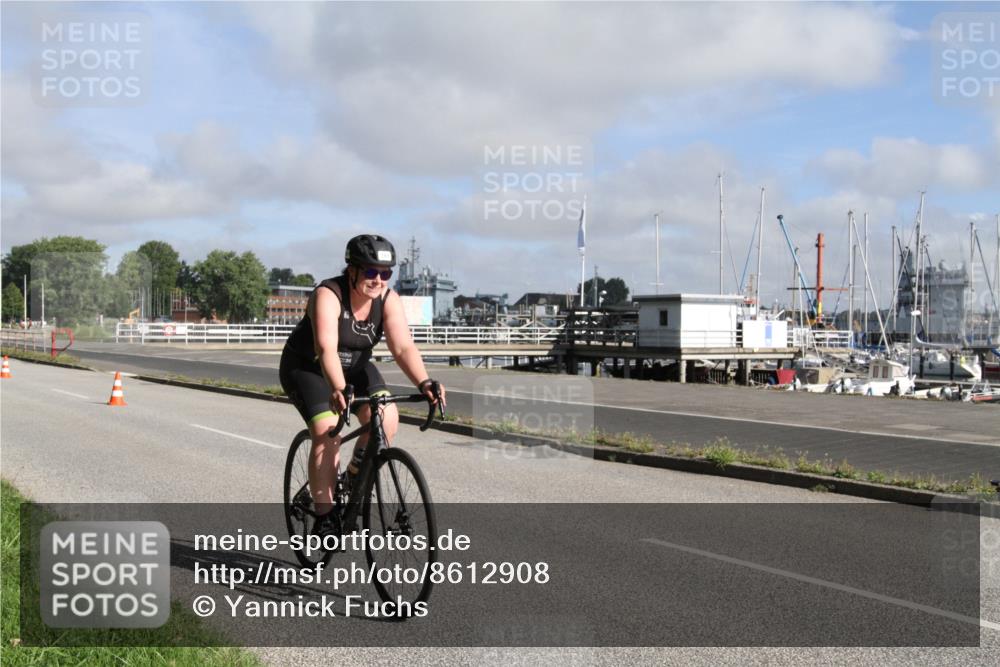17.08.2025 - KN Förde Triathlon 2025 Yannick Fuchs http://msf.ph/oto/8612908 17.08.2025 09:35:19 Radfahren 101, 144, 164, 194 meine-sportfotos.de