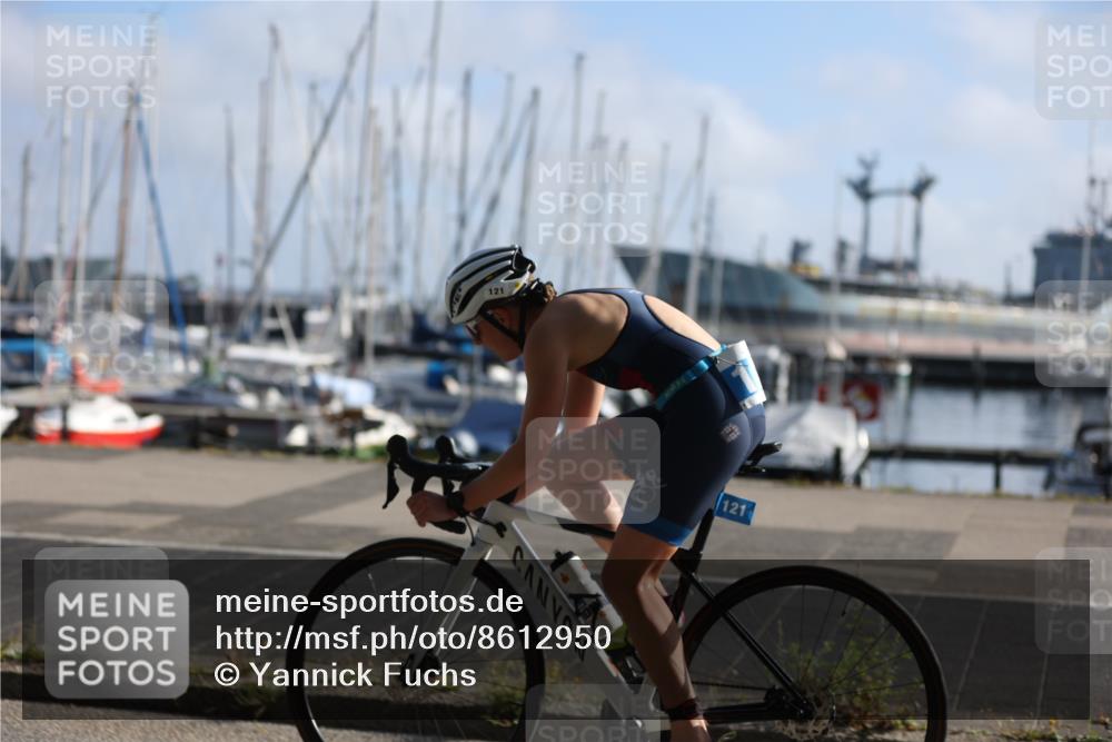 17.08.2025 - KN Förde Triathlon 2025 Yannick Fuchs http://msf.ph/oto/8612950 17.08.2025 09:16:47 Radfahren 121, 105 meine-sportfotos.de