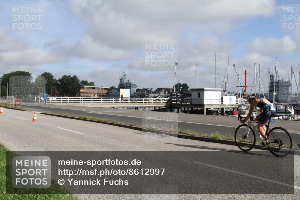 17.08.2025 - KN Förde Triathlon 2025 Yannick Fuchs http://msf.ph/oto/8612997 17.08.2025 09:36:17 Radfahren 121, 252 meine-sportfotos.de