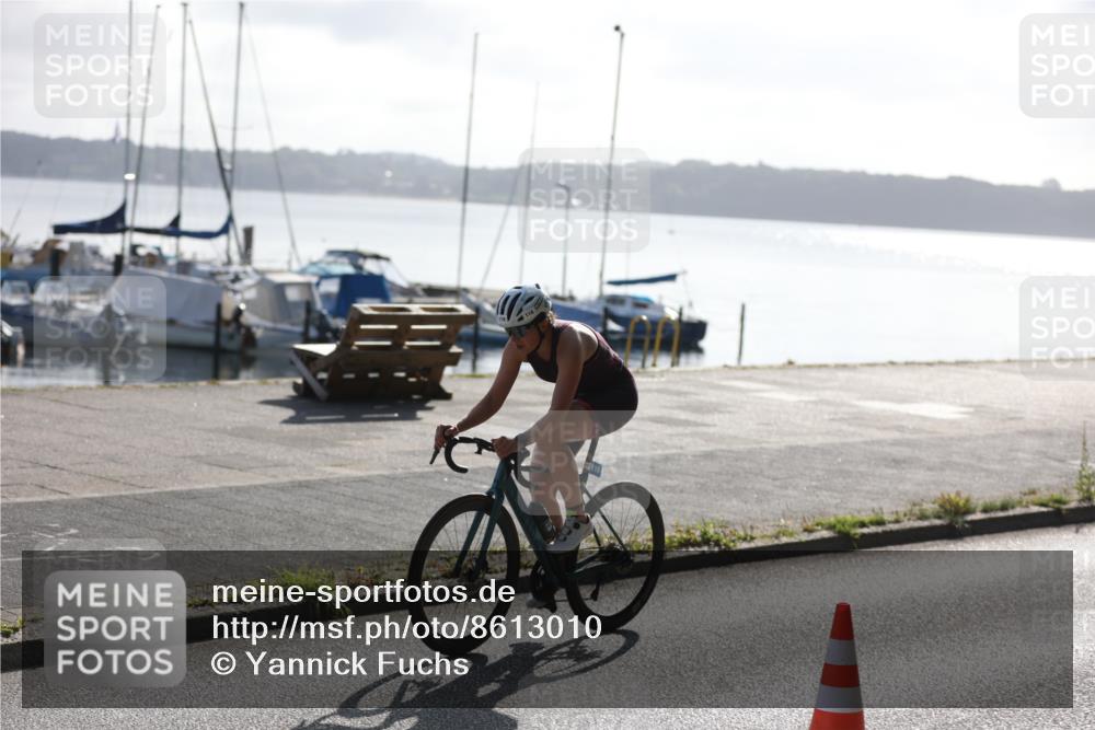 17.08.2025 - KN Förde Triathlon 2025 Yannick Fuchs http://msf.ph/oto/8613010 17.08.2025 09:17:36 Radfahren 116, 113 meine-sportfotos.de