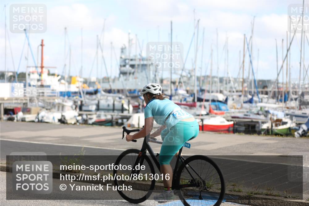 17.08.2025 - KN Förde Triathlon 2025 Yannick Fuchs http://msf.ph/oto/8613016 17.08.2025 10:08:10 Radfahren 167, 219, 244, 174 meine-sportfotos.de