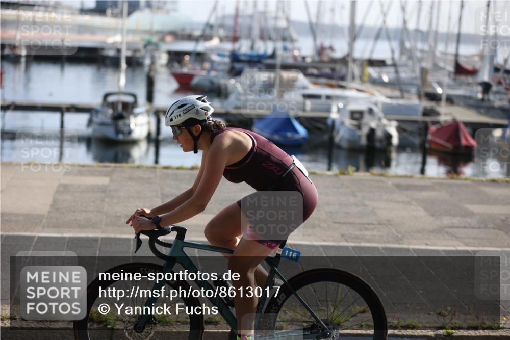 17.08.2025 - KN Förde Triathlon 2025 Yannick Fuchs http://msf.ph/oto/8613017 17.08.2025 09:17:36 Radfahren 116, 113 meine-sportfotos.de