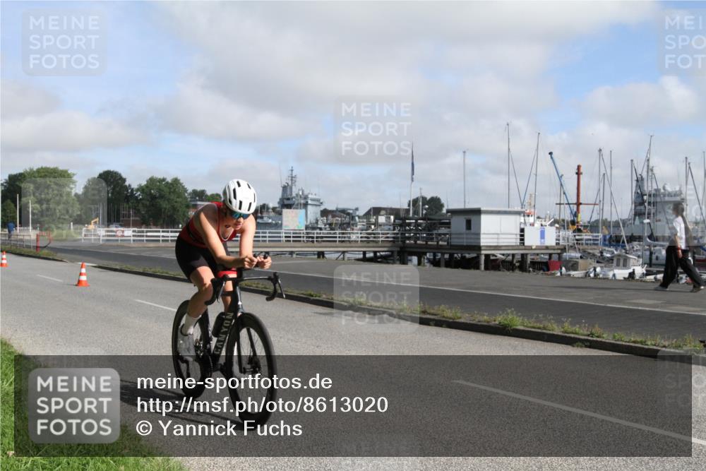 17.08.2025 - KN Förde Triathlon 2025 Yannick Fuchs http://msf.ph/oto/8613020 17.08.2025 09:36:48 Radfahren 101, 141 meine-sportfotos.de