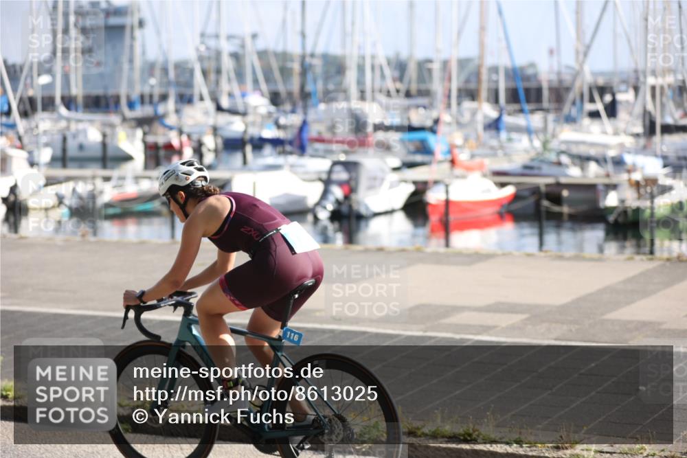 17.08.2025 - KN Förde Triathlon 2025 Yannick Fuchs http://msf.ph/oto/8613025 17.08.2025 09:17:37 Radfahren 116, 113, 116 meine-sportfotos.de
