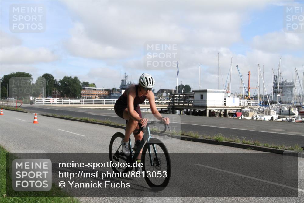 17.08.2025 - KN Förde Triathlon 2025 Yannick Fuchs http://msf.ph/oto/8613053 17.08.2025 09:37:27 Radfahren 116 meine-sportfotos.de
