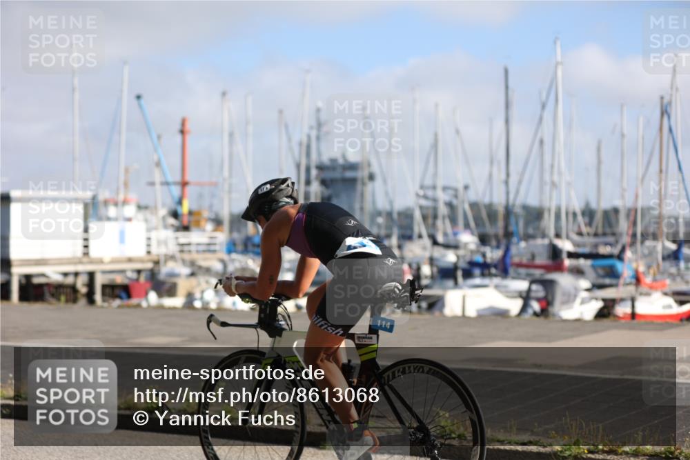 17.08.2025 - KN Förde Triathlon 2025 Yannick Fuchs http://msf.ph/oto/8613068 17.08.2025 09:17:51 Radfahren 114 meine-sportfotos.de