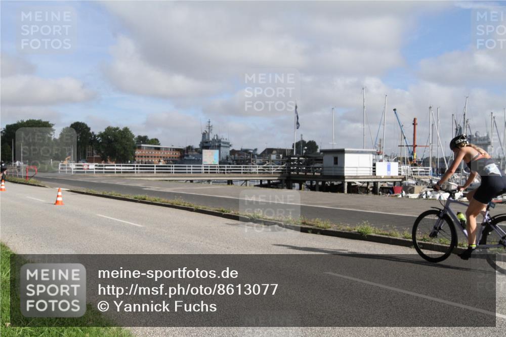 17.08.2025 - KN Förde Triathlon 2025 Yannick Fuchs http://msf.ph/oto/8613077 17.08.2025 09:37:41 Radfahren 106, 140, 158, 180, 189, 248, 251 meine-sportfotos.de