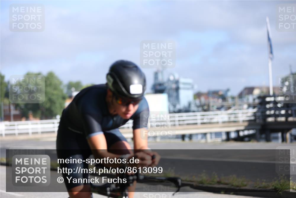 17.08.2025 - KN Förde Triathlon 2025 Yannick Fuchs http://msf.ph/oto/8613099 17.08.2025 09:18:02 Radfahren 107, 119, 253 meine-sportfotos.de